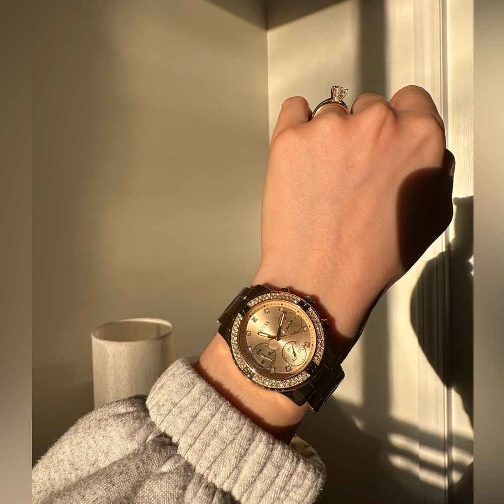 Guess Gold Confetti Watch